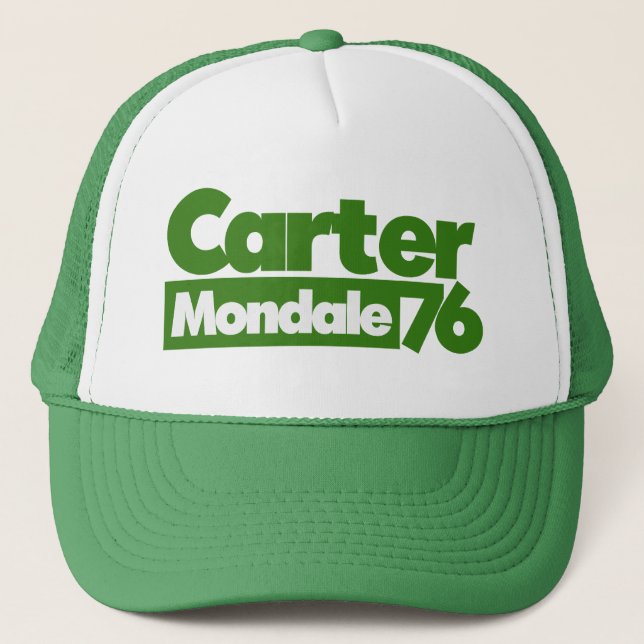 Carter Mondale 1976 Retro Politics Trucker Hat (Front)