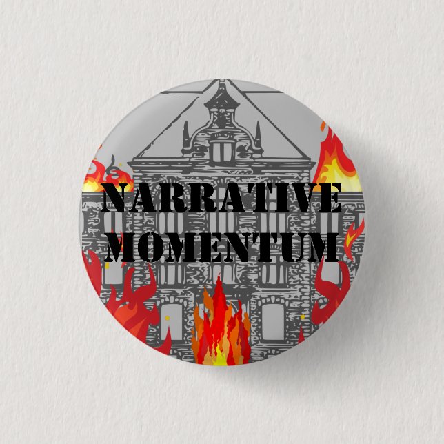 Carterhaugh School Book Club - Narrative Momentum  1 Inch Round Button (Front)