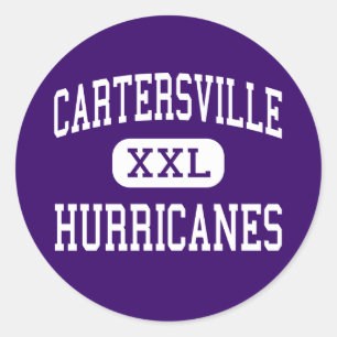 Cartersville - Hurricanes - High - Cartersville Classic Round Sticker