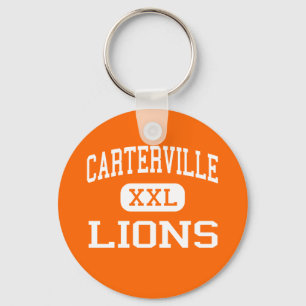 Carterville - Lions - High - Carterville Illinois Keychain