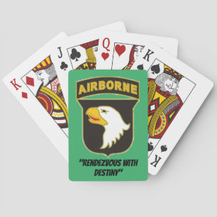Cartes 101e carte de jeu aéroportée