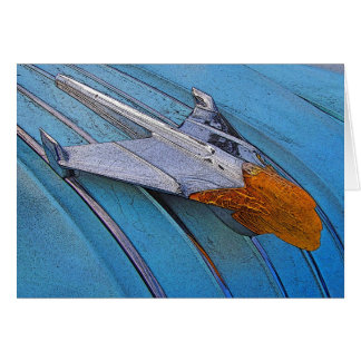 Cartes 1954 d'ornement de capot de Pontiac