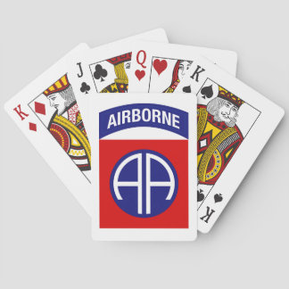 Cartes 82e carte de jeu aéroportée