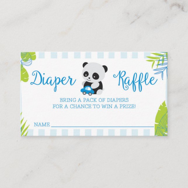 Cartes à carreaux de Baby shower de couches Cute P (Devant)