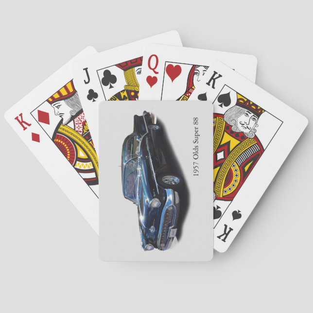 Cartes à jouer 1957 Olds Super 88 (dos)