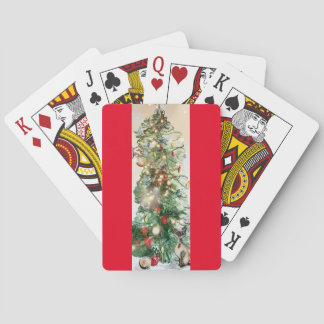 Cartes à jouer arbre de Noël