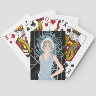 Cartes à jouer Art déco des Années folles
