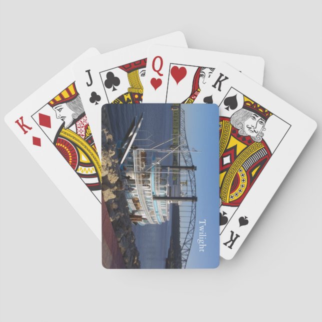 Cartes à jouer au crépuscule (dos)