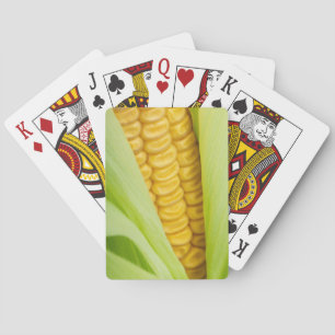 Cartes à jouer au maïs frais