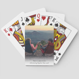 Cartes à jouer avec votre photo d'aventure