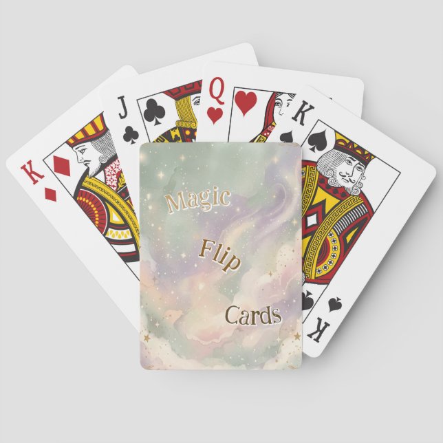 Cartes à jouer Celestial Magic Flip Deck Nebula (dos)