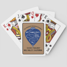 Cartes à jouer classiques 1911 Chemin de fer le pl