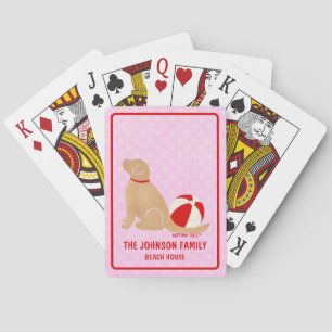 Cartes à jouer classiques Beauty Dog Rose de Sea L