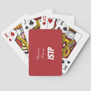 Cartes à jouer classiques ISTP