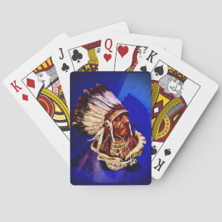 Cartes à jouer classiques "Lakota Chief"