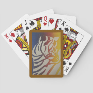 Cartes à jouer classiques Rainbow Zebra