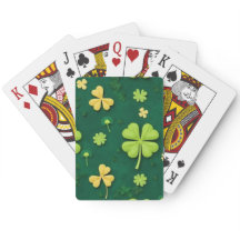 Cartes à jouer classiques Trèfle Chanceux
