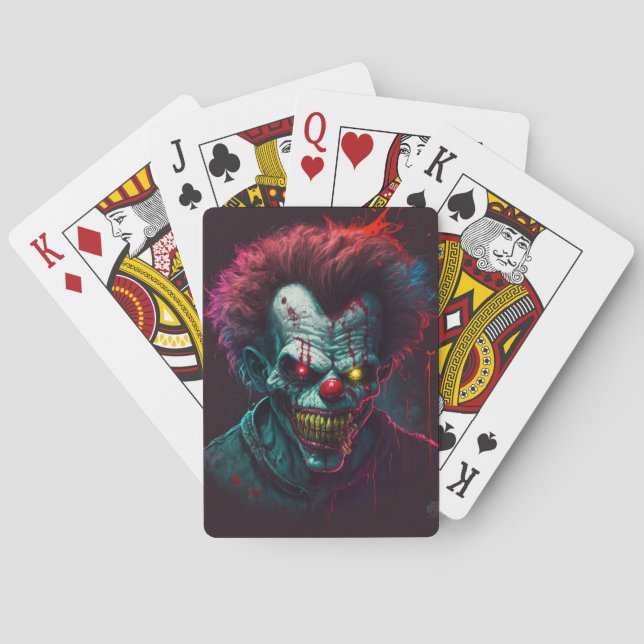 Cartes à jouer Clown (dos)