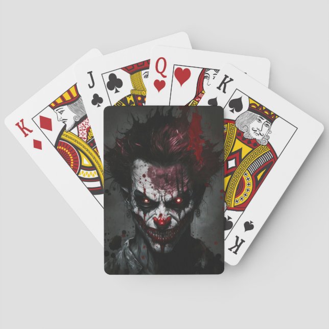 Cartes à jouer Clown (dos)