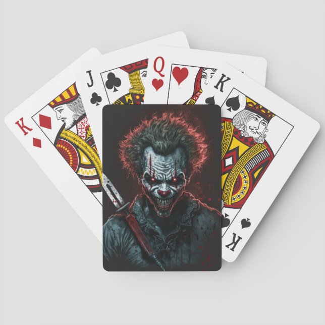 Cartes à jouer Clown (dos)