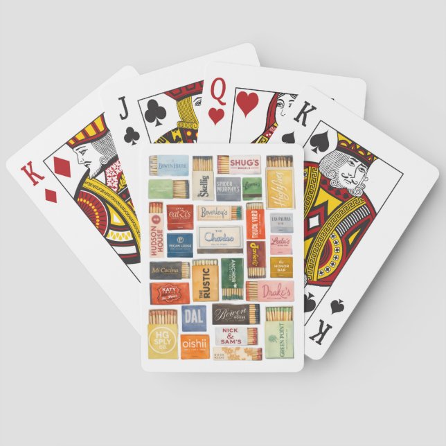 Cartes à jouer Dallas Matchbook Classic (dos)