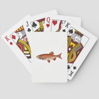 Cartes à jouer de poissons