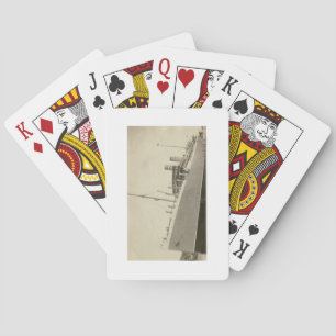 Cartes à jouer de style antique représentant un na