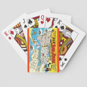 Cartes à jouer de vieux San Juan
