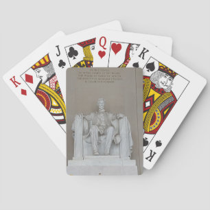 Cartes à jouer du Lincoln Memorial de Washington D