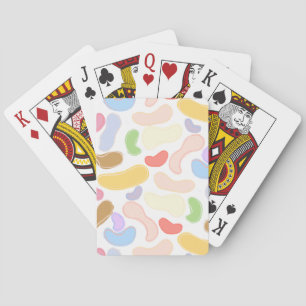 Cartes à jouer en bonbons Jelly beans