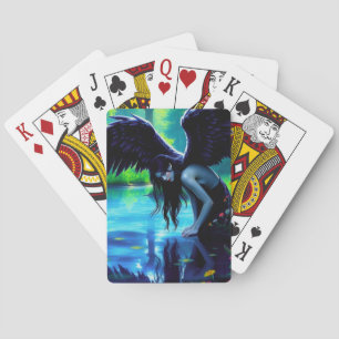 Cartes à jouer Fée au bord du lac