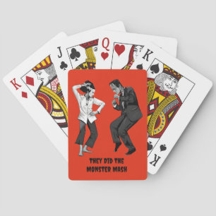 Cartes à jouer Frankenstein dansant