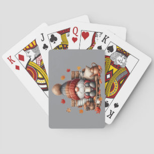 Cartes à jouer Gnome d'automne