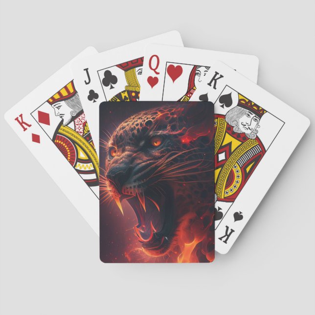 Cartes à jouer Guépard (dos)