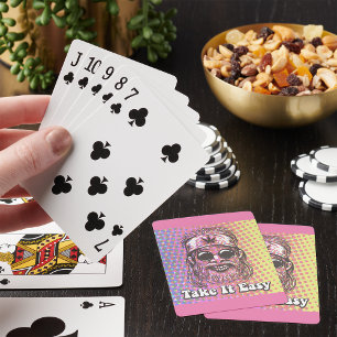 Cartes à jouer hippie Take It Easy