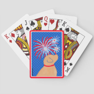 Cartes à jouer Let Freedom Ring Yellow Dog