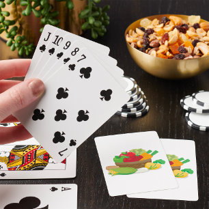 Cartes à jouer Panier de légumes