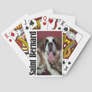 Cartes à jouer Saint Bernard