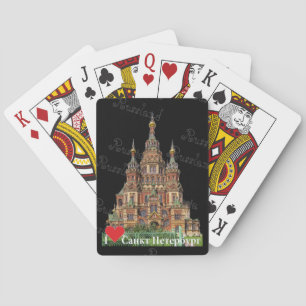 Cartes à jouer St. Pétersbourg Russie Russie