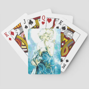 Cartes à jouer The Moon d'Alphonse Mucha