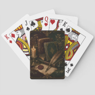 Cartes à jouer Vintage Dark Academia