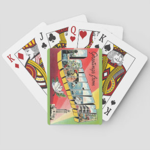 Cartes à jouer Vintage Greetings Louisiana