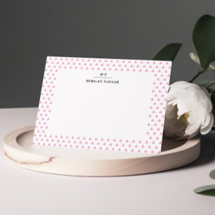Cartes à notes personnalisées Little Rose Triangle
