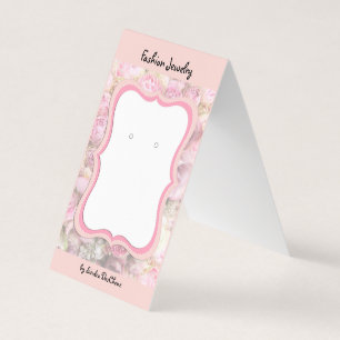 Cartes à oreilles Tentfold Rose Custom Floral Plaq