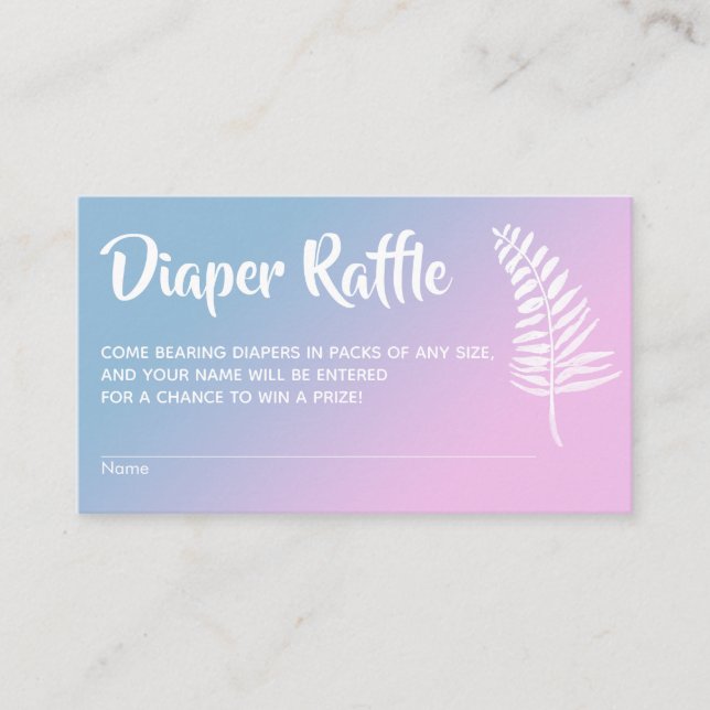 Cartes à roulettes de Baby shower rose et bleu Omb (Devant)