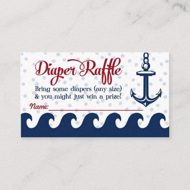 Cartes à roulettes nautiques Baby shower Insérer (Devant)