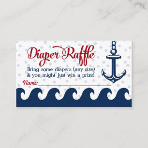 Cartes à roulettes nautiques Baby shower Insérer