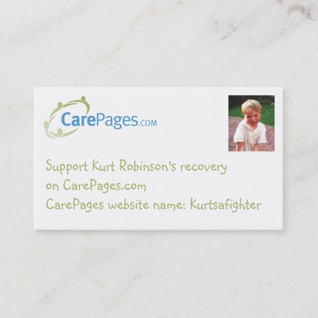 Cartes Affaire-classées par coutume de CarePages (Devant)