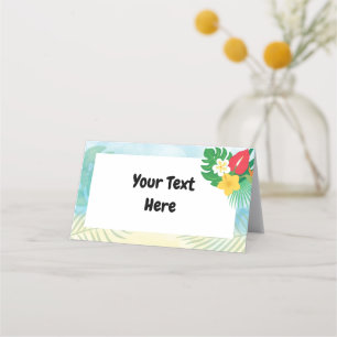 Cartes alimentaires Luau