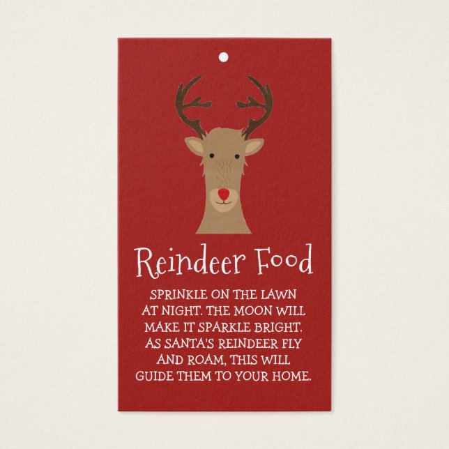 Cartes alimentaires Reindeer (Devant)
